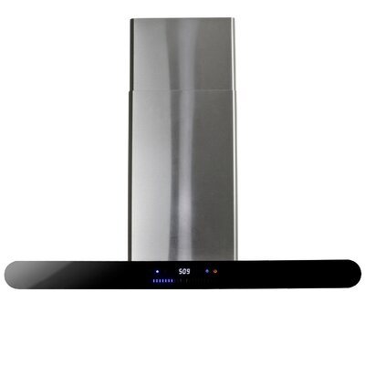 36 760CFM Stainless Steel Wall Mount Range Hood with LED Slide Touch Control image