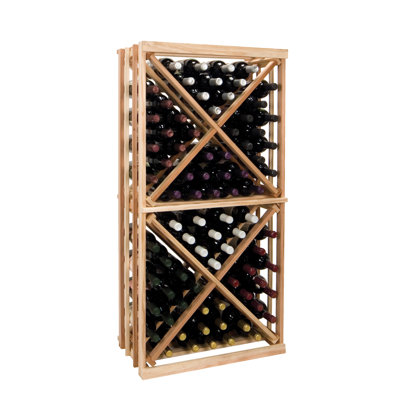 Vintner Series 96 Bottle Floor Wine Rack Finish: Unfinished