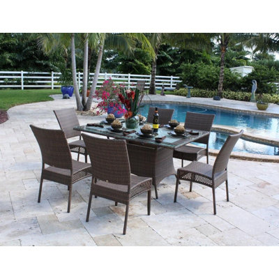 Grenada Patio 7 Piece Dining Set Grenada Patio 7 Piece Dining Set