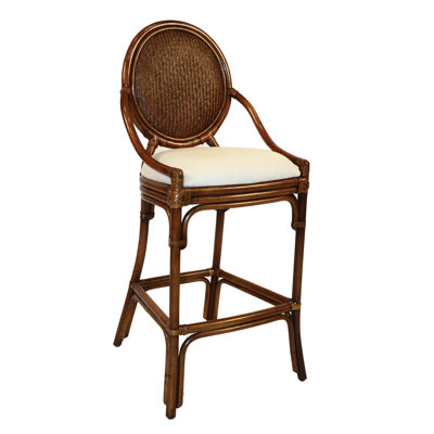 Oyster Bay 30 inch Bar Stool Upholstery: La Selva Paramount Vanilla