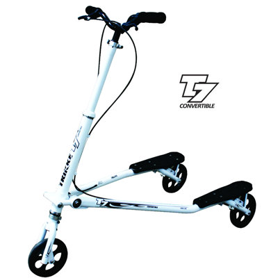 Trikke Tech Inc. T7 Fitness Carving Three Wheel Scooter T7F-WTBK