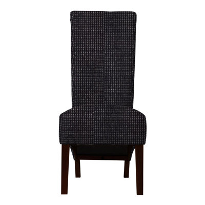 Keyesport Rough Cloth Parsons Chair Upholstery: Black