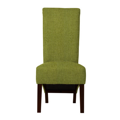 Keyesport Rough Cloth Parsons Chair Upholstery: Green