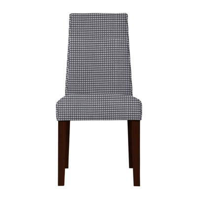 Haddonfield Fabric Cotton Parsons Chair Upholstery: Gray