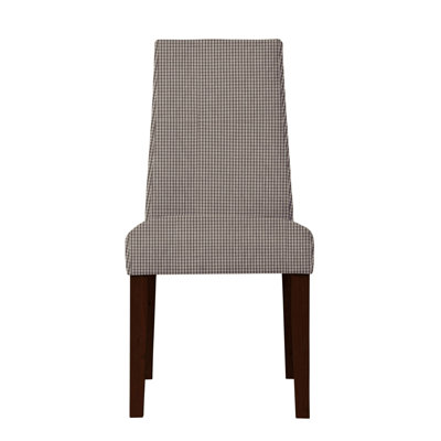 Haddonfield Cotton Parsons Chair Upholstery: Dark Brown