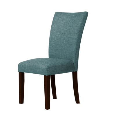 Wallington Solid Parsons Chair Upholstery: Green