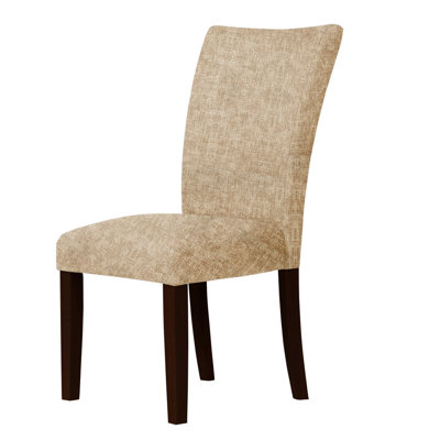 Wallington Wood Frame Parsons Chair Upholstery: Light Brown