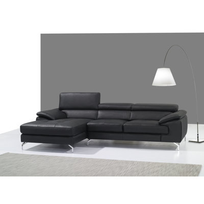 J&M Furniture 179061-RHFC Italian Sectional Upholstery