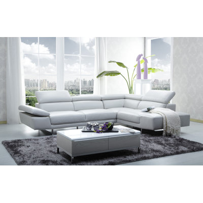 Wade Logan WDLN2263 Centralia Reclining Sectional Orientation
