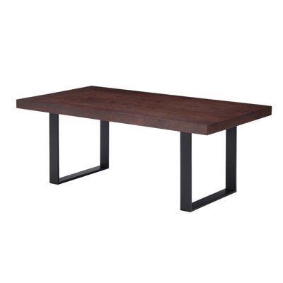 Block Dining Table Color Dark Walnut