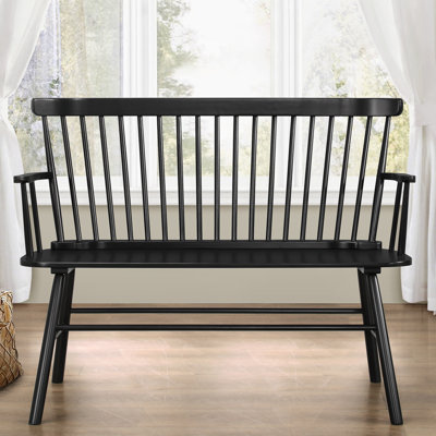 Laurel Foundry Modern Farmhouse Carnany Lower Wood Bench