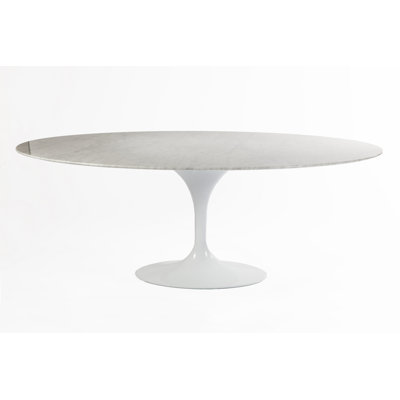 Marble Tulip Dining Table Size: 28.75