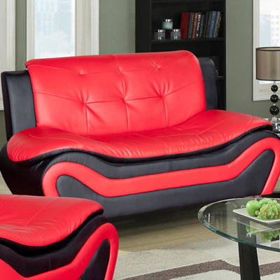 F4503-L QRMG1080 Beverly Fine Furniture Linda Leather Loveseat