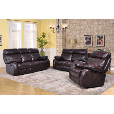 GS2700-3PC Beverly Fine Furniture Brown Living Room Sets