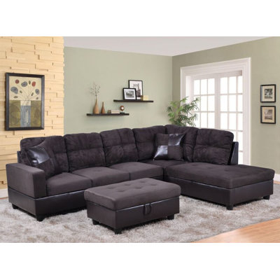 Beverly Fine Furniture F105B-3pcs Isabella Sectional Orientation