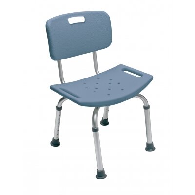 Platinum Collection Shower Chair Color: Steel Blue image