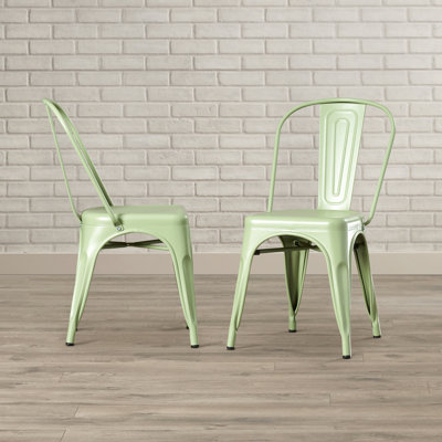 Alandra Side Chair Finish: Green