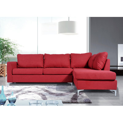 Mercury Row MCRW1610 Bickel Reversible Sectional Upholstery