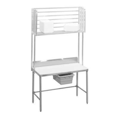 Prep Table Size: 24 inch H x 60 inch W x 15 inch D