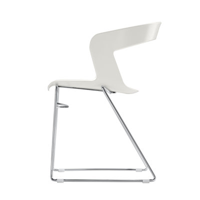 Ibis Side Chair (Set of 4) Finish: White