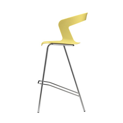 Ibis 29.5 inch Bar Stool Upholstery: White