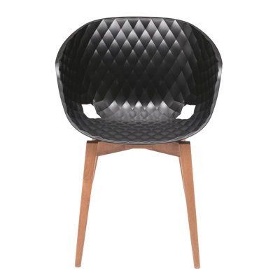 Uni-Ka Side Chair Finish: Natural Beech/Anthracite
