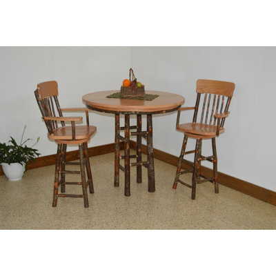 Hickory 3 Piece Dining Set