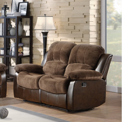 RDBS1424 27548206 RDBS1424 Red Barrel Studio Parkersburg Double Reclining Loveseat