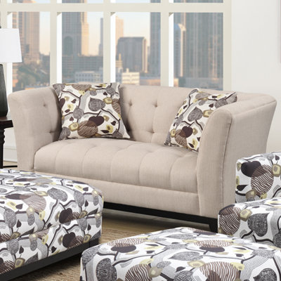 Red Barrel Studio RDBS2953 28623946 Sierra Blanca Loveseat Upholstery