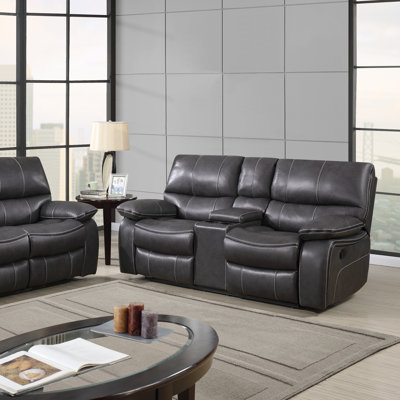 Red Barrel Studio RDBL5299 Merrimack Console Reclining Loveseat