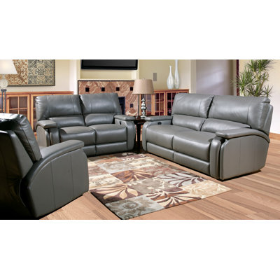 Red Barrel Studio RDBS7245 Shelburn Leather Living Room Collection