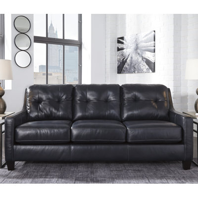 Red Barrel Studio RDBS8270 Stouffer Leather Sleeper Sofa