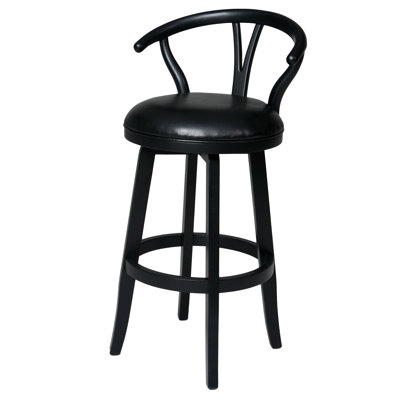 Boutwell 31 inch Swivel Bar Stool Finish: Ballarat Black