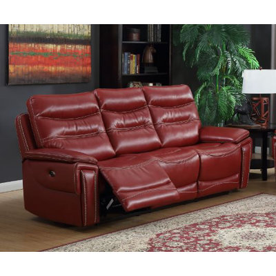 Red Barrel Studio RDBL1235 Adcox Leather Reclining Sofa Upholstery