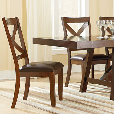 North York Side Chair (Set of 2) Side Chair Finish: Grey