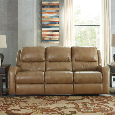 Andover Mills ADML8359 Clevenger Leather Reclining Sofa