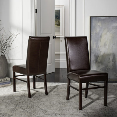 Remick Parsons Chair I Upholstery: Brown
