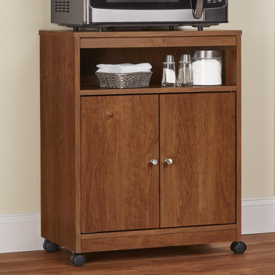 Gallipolis Microwave Cart Finish: Medium Brown