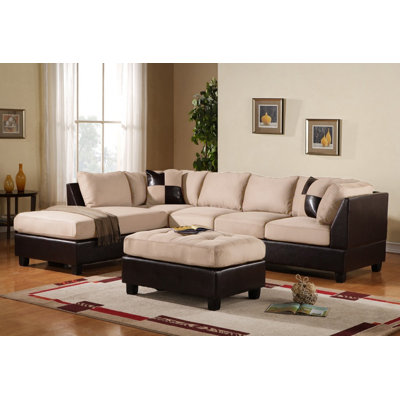 Red Barrel Studio RDBL3916 Georgetown Reversible Sectional Upholstery