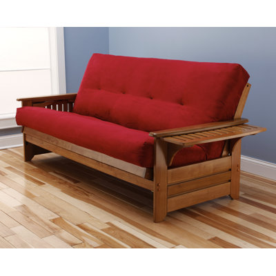Red Barrel Studio RDBL4889 Lebanon Suede Futon and Mattress Mattress