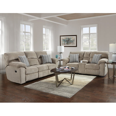 Red Barrel Studio RDBL5275 Melville Console Sofa and Console Loveseat Set
