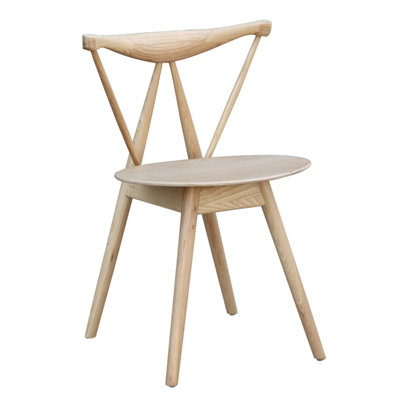 Fronter Side Chair Finish: Natural