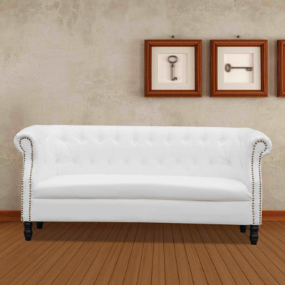 FMI10184-white FLNE1254 Fine Mod Imports Chester Sofa