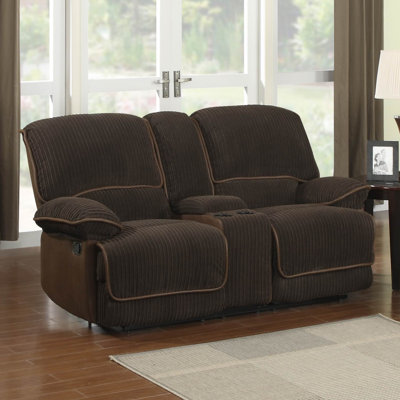 SU-T227-1-L TG2155 Sunset Trading Jackson Reclining Loveseat with Console