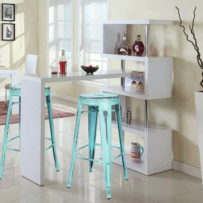 30 inch Bar Stool Finish: Sky Blue