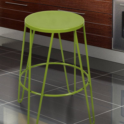 26 inch Bar Stool Finish: Green