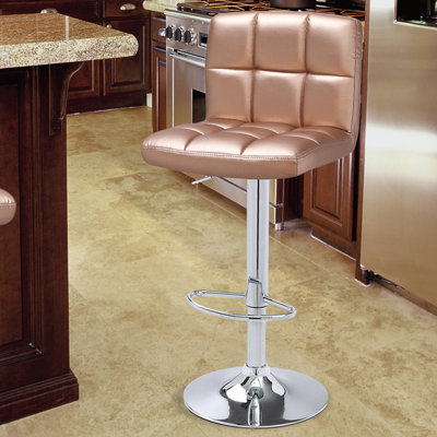 Adjustable Height Swivel Bar Stool