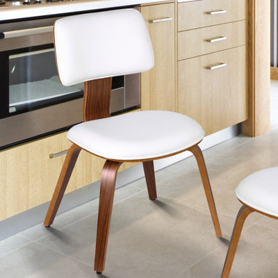 Bentwood Side Chair Upholstery: Matt White
