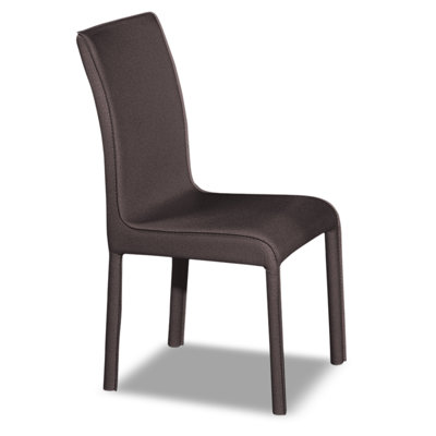 Side Chair (Set of 2) Upholstery: Brown