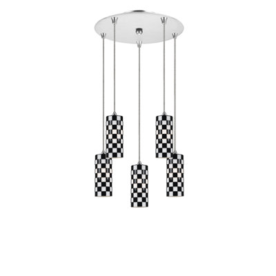 Line Voltage 5 Light Pendant